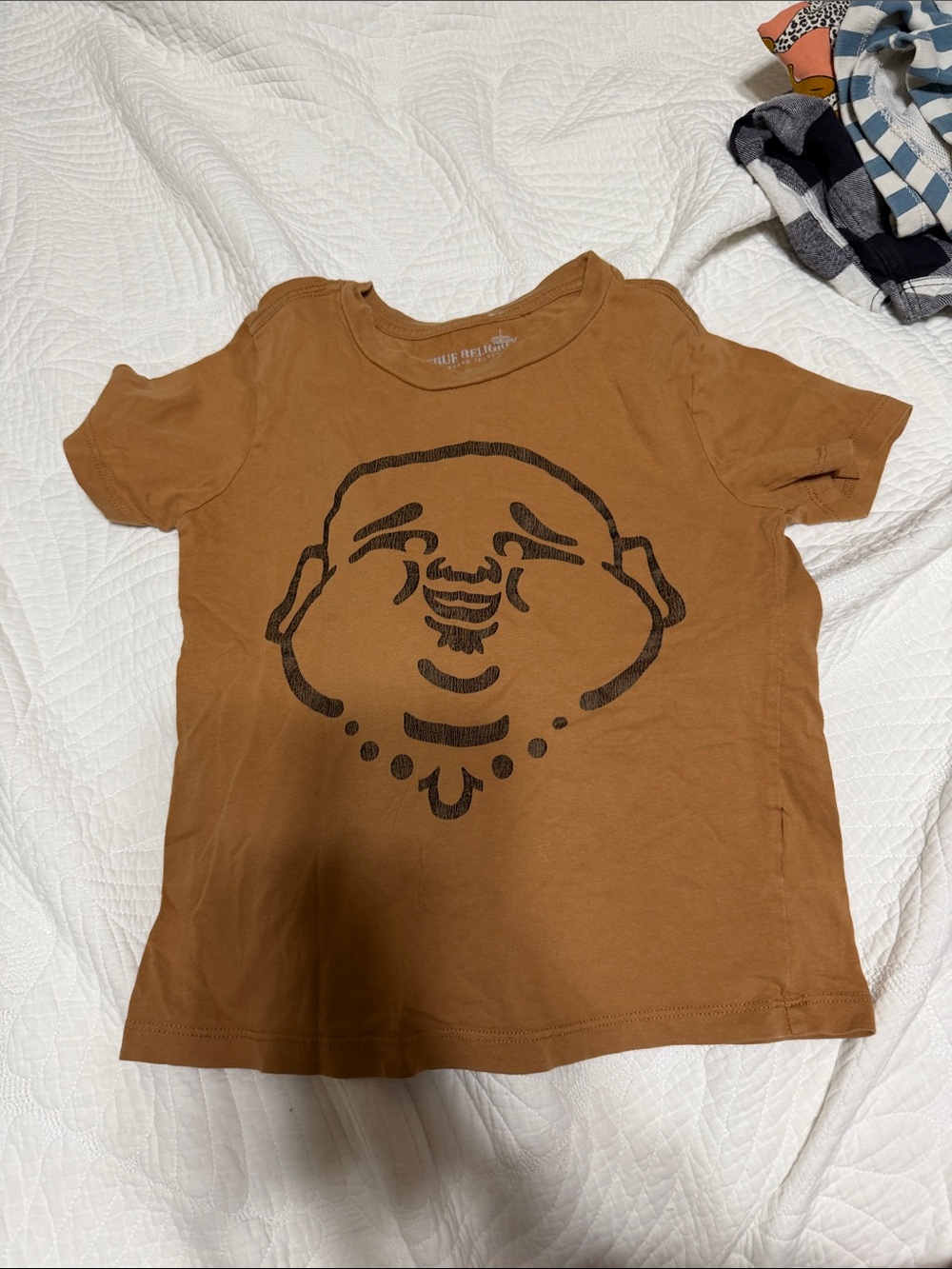 True Religion Brown Kids Graphic Short Sleeve Tee